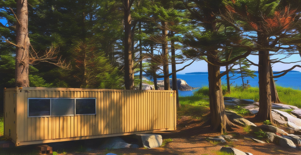 shipping container me