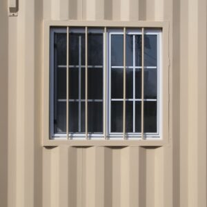 36" x 36" Sliding Window With Security Bars