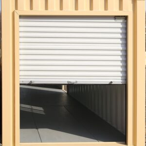 6' Wide x 6' 4" Tall Roll Door In Container End