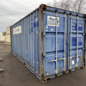 20′ x 8′ x 8.5′ Tall – Used Shipping / Storage Container - Wind & Watertight - BLUE