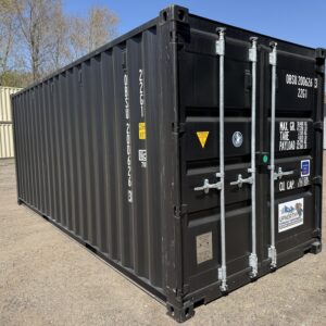 20′ x 8′ x 8.5′ Tall – New  Shipping / Storage Container – Wind and Watertight– Black
