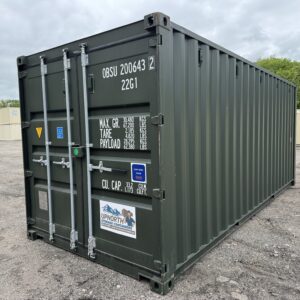 20′ x 8′ x 8.5′ Tall – New  Shipping / Storage Container – Wind and Watertight– Green