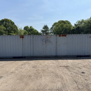 40′ x 8′ x 8.5′ Tall – **NEEDS TO BE LEVEL**Used Shipping / Storage Container - Older Refurbished - GRAY