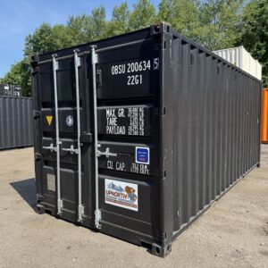 20′ x 8′ x 8.5′ Tall – New  Shipping / Storage Container – Wind and Watertight– Black