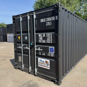 20′ x 8′ x 8.5′ Tall – New  Shipping / Storage Container – Wind and Watertight– Black