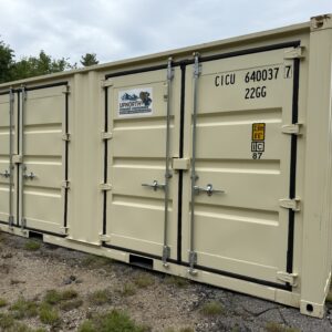 20′ x 8′ x 8.5′ Tall – New Double Side Door Shipping / Storage Container - Beige