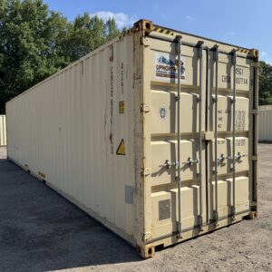 40′ x 8′ x 9.5′ Tall –"Gently Used" Shipping / Storage Container -  Beige