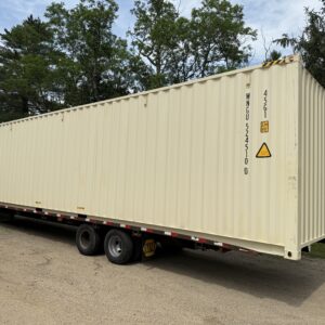 40' x 8' x 9.5' Tall - New "One Trip" High Cube Storage / Shipping Container - Beige