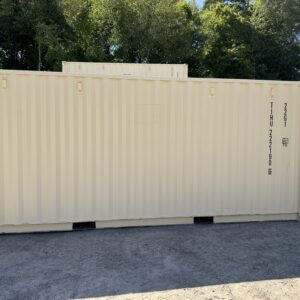 20′ x 8′ x 8.5′ Tall – Gently Used Shipping / Storage Container - Wind & Water Tight - BEIGE