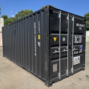 20′ x 8′ x 8.5′ Tall – New  Shipping / Storage Container – Wind and Watertight– Black