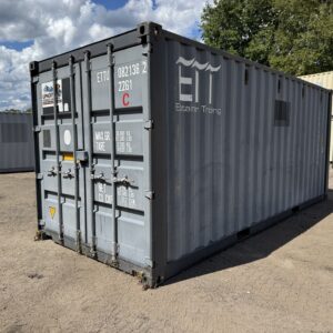 20′ x 8′ x 8.5′ Tall – Gently Used Shipping / Storage Container - Wind & Water Tight - Gray