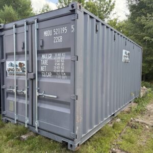 20′ x 8′ x 8.5′ Tall – Gently Used Shipping / Storage Container - Wind & Water Tight - Gray