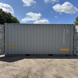 20′ x 8′ x 9.5′ Tall –New **HIGH CUBE DOUBLE DOOR** -Shipping / Storage Container – Wind and Watertight– Gray