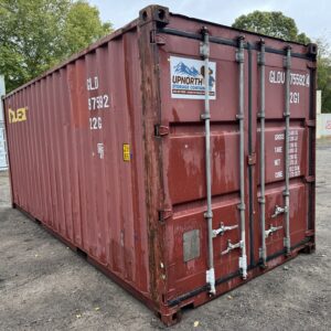 20′ x 8′ x 8.5′ Tall – Used Shipping / Storage Container - Wind & Watertight - BRICK