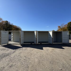 40′ x 8′ x 9.5′ Tall – HIGH CUBE With 4 Doors!! New / “One Trip” Shipping / Storage Container - BEIGE