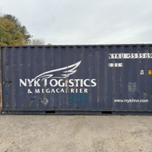 20′ x 8′ x 8.5′ Tall –Used Shipping / Storage Container-Wind and Watertight - BLUE