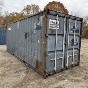 20′ x 8′ x 8.5′ Tall – Used Shipping / Storage Container - Wind & Watertight - BLUE