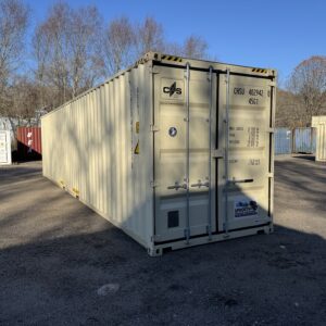 40' x 8' x 9.5' Tall - New "One Trip" High Cube Storage / Shipping Container - Beige