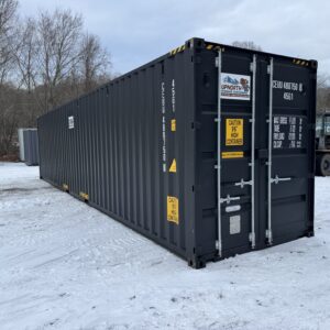 40' x 8' x 9.5' Tall-New "One Trip" High Cube Storage / Shipping Container - BLACK