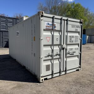 20′ x 8′ x 8.5′ Tall – New Shipping / Storage Container – Wind and Watertight– Gray