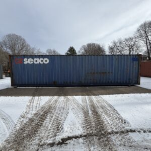 40′ x 8′ x 9.5′ Tall -Wind and Watertight-Used Shipping / Storage Container - Blue