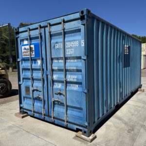 20′ x 8′ x 8.5′ Tall – Gently Used Shipping Storage Container - Wind & Water Tight - Blue