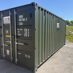 20′ x 8′ x 8.5′ Tall – New  Shipping / Storage Container – Wind and Watertight– Green