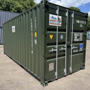 20′ x 8′ x 8.5′ Tall New / “One Trip” Shipping / Storage Container – Green