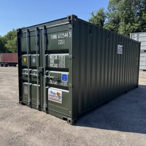 20′ x 8′ x 8.5′ Tall New / “One Trip” Shipping / Storage Container – Green