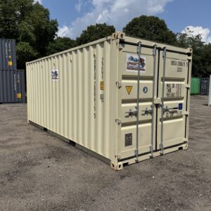 20′ x 8′ x 8.5′ Tall New / “One Trip” Shipping / Storage Container – Beige