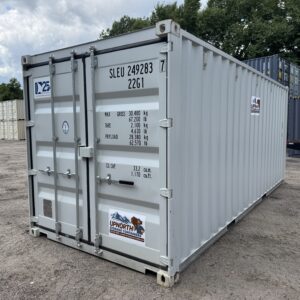 20′ x 8′ x 8.5′ Tall New / “One Trip” Shipping / Storage Container – Gray