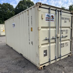 20′ x 8′ x 8.5′ Tall –New Shipping / Storage Container-Wind and Watertight - BEIGE