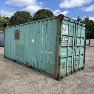 20′ x 8′ x 8.5′ Tall –Used Shipping / Storage Container-Wind and Watertight - Green