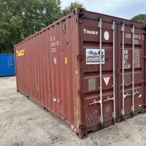 20′ x 8′ x 8.5′ Tall –Used Shipping / Storage Container-Wind and Watertight - RED