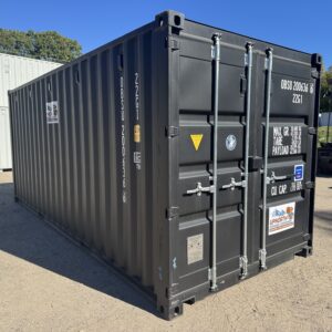 20′ x 8′ x 8.5′ Tall –New Shipping / Storage Container-Wind and Watertight - BLACK