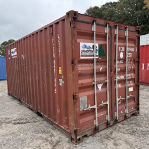 20′ x 8′ x 8.5′ Tall –Used Shipping / Storage Container-Wind and Watertight - RED