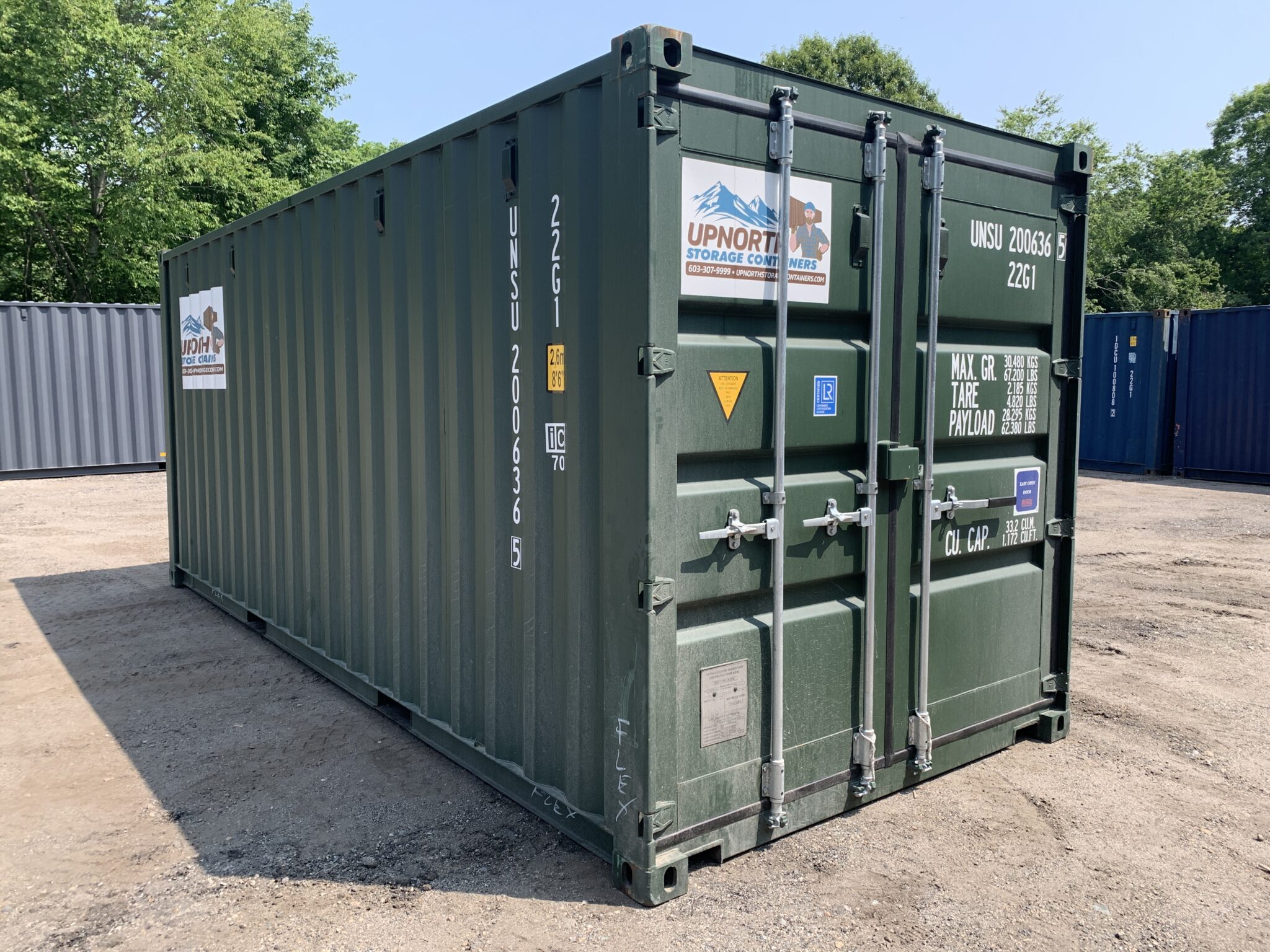 20′ x 8′ x 8.5′ Tall – New Shipping / Storage Container – Wind and