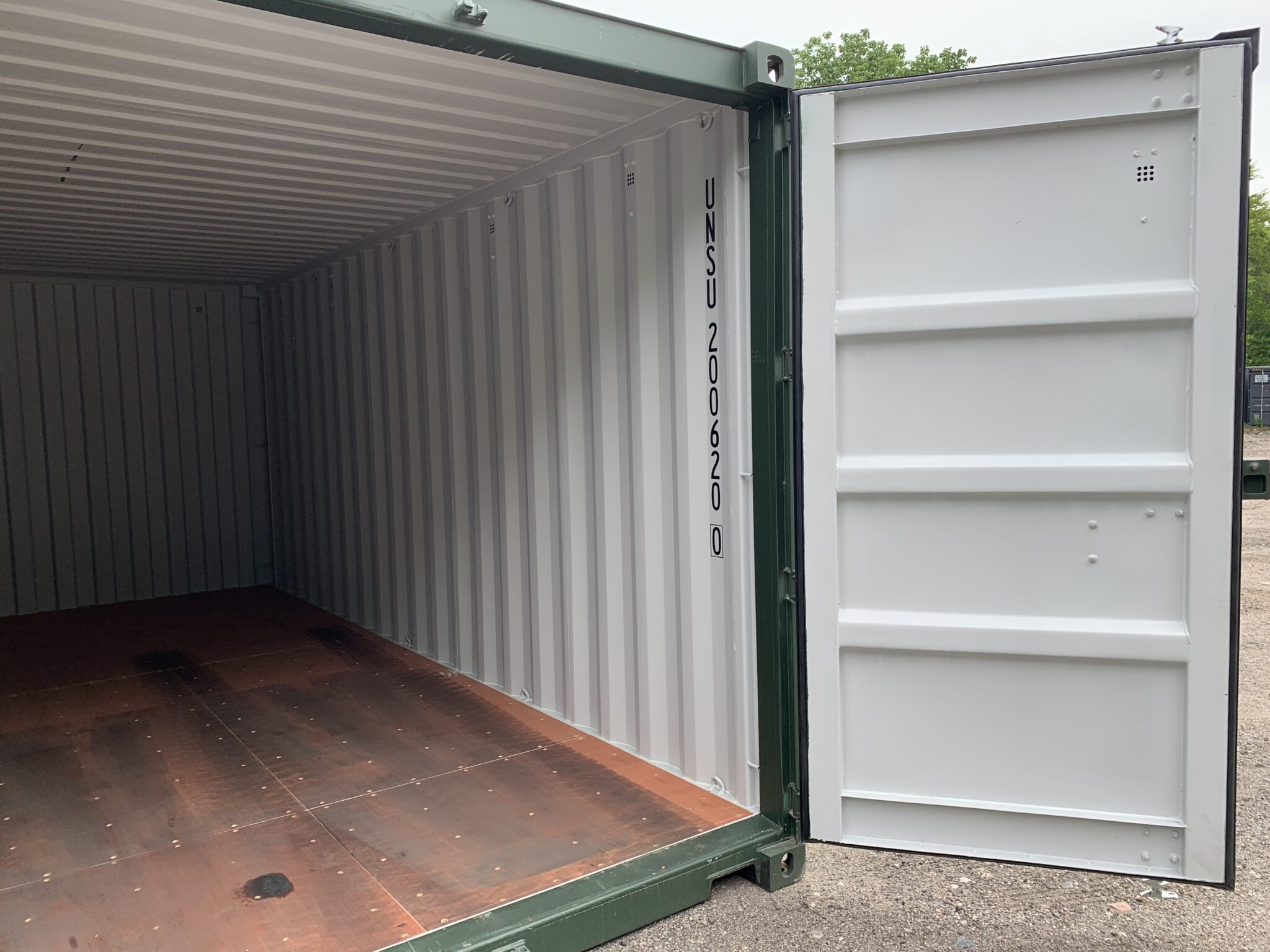 20′ x 8′ x 8.5′ Tall – New Shipping / Storage Container – Wind and  Watertight– Toy Army Green